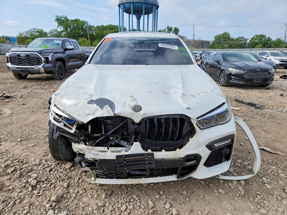 2021 BMW X6 VIN 5UXCY8C07M9D95829 COPART salvage auction — FRONT END, Il - Salvage Certificate, sold $10,900 on 2026-07-17 (photo 5)