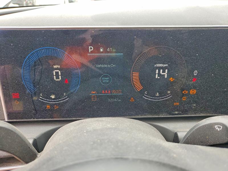 2025 Hyundai Tucson VIN 5NMJBCDE0SH446643 COPART salvage auction — FRONT END, Il - Salvage Certificate, sold $8,000 on 2026-07-29 (photo 9)