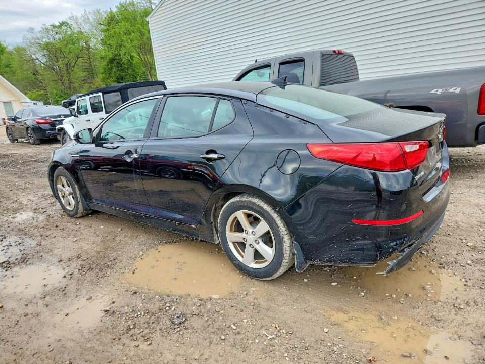 2015 Kia Optima VIN 5XXGM4A78FG467633 COPART salvage auction — HAIL, Oh - Certificate Of Title, sold $325 on 2026-07-08 (photo 2)