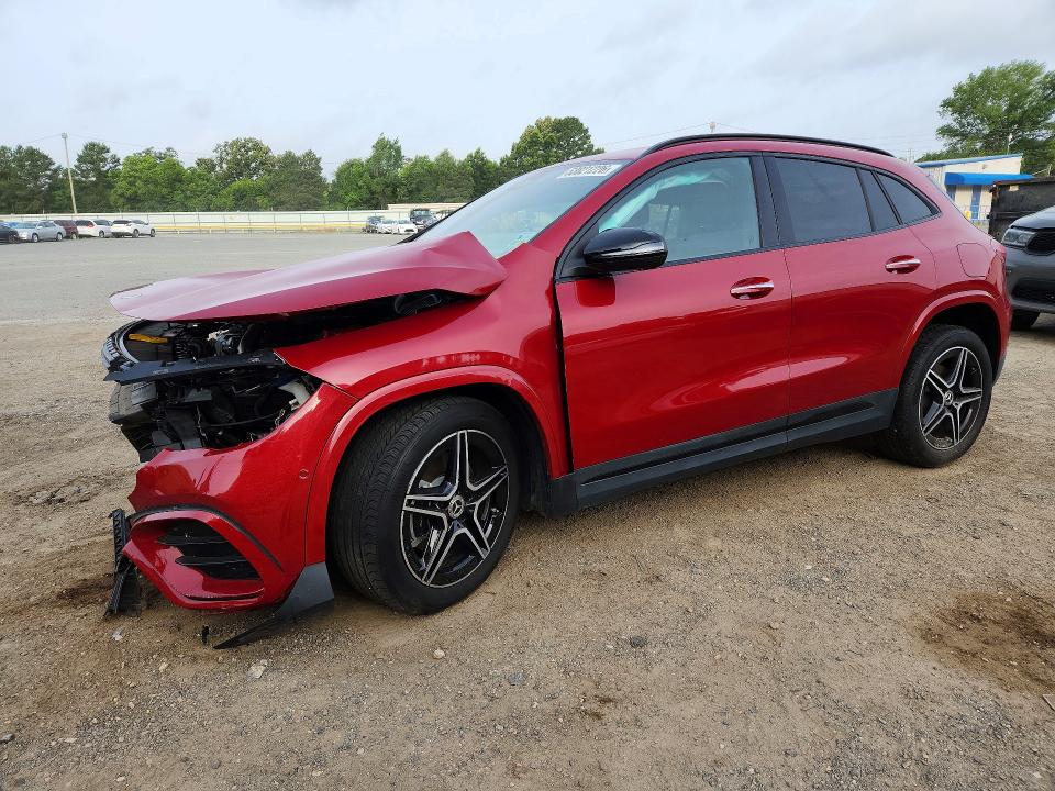 2025 Mercedes-benz Gla-klasse VIN W1N4N4GB4SJ673378 COPART salvage auction — FRONT END, La - Cert Of Title-Salvage, sold $6,500 on 2026-07-09 (photo 1)