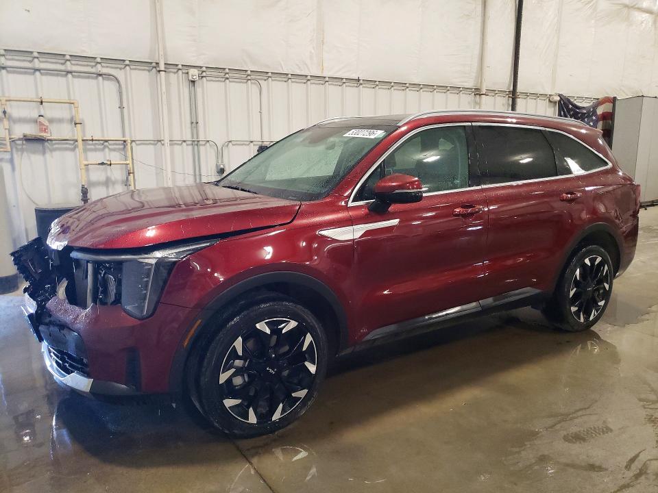 2025 Kia Sorento VIN 5XYRHDJFXSG400736 COPART salvage auction — FRONT END, Mn - Cert Of Title-Salvage, sold $14,200 on 2026-07-06 (photo 1)