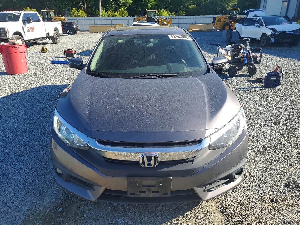 2018 Honda Civic VIN JHMFC1F30JX012813 COPART salvage auction — REAR END, Nc - Salvage Certificate Of Title, sold $6,300 on 2026-07-16 (photo 5)