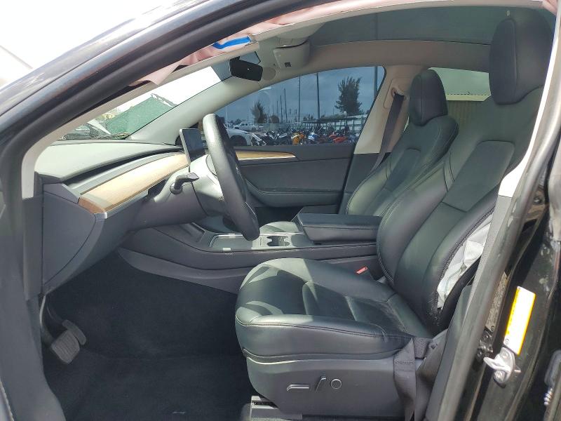 2023 Tesla Model y VIN 7SAYGDEE5PA078442 COPART salvage auction — SIDE, Fl - Cert Of Title Slvg Rebuildable, sold $11,900 on 2026-07-13 (photo 7)