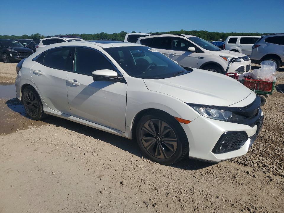 2017 Honda Civic VIN SHHFK7H57HU207736 COPART salvage auction — HAIL, Ks - Cert Of Title-Salvage, sold $100 on 2026-07-21 (photo 4)