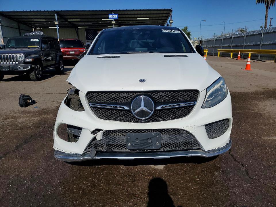 2018 Mercedes-benz Gle class VIN 4JGED6EBXJA103859 COPART salvage auction — FRONT END, Az - Cert Of Title - Salvage (P), sold $18,300 on 2026-08-05 (photo 5)