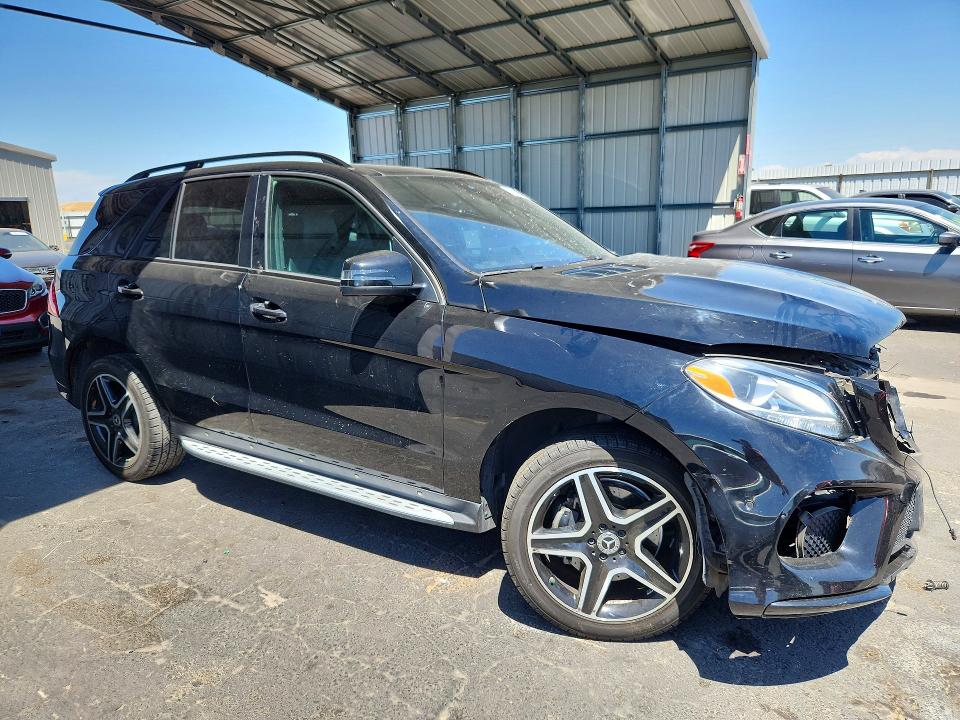 2018 Mercedes-benz Gle class VIN 4JGDA5JB5JB172408 COPART salvage auction — FRONT END, Ca - Salvage Certificate, sold $4,250 on 2026-07-09 (photo 4)