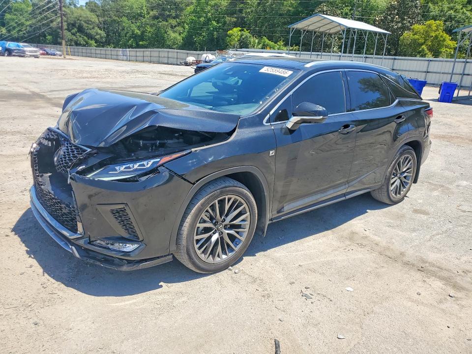 2020 Lexus RX 450h VIN 2T2YGMDA7LC049825 — COPART salvage auction photo