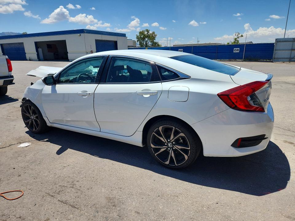 2020 Honda Civic VIN 19XFC2E80LE002063 COPART salvage auction — FRONT END, Tx - Salvage Vehicle Title, sold $125 on 2026-07-10 (photo 2)