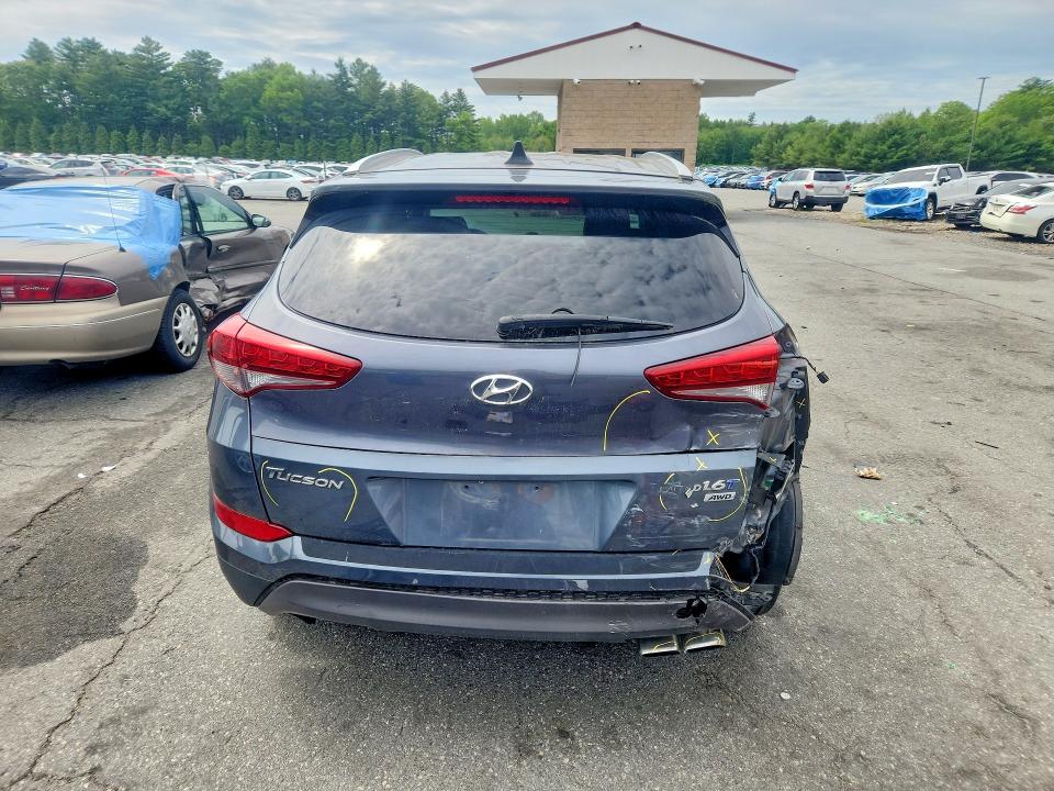 2016 Hyundai Tucson VIN KM8J3CA2XGU123364 COPART salvage auction — REAR END, Ri - Salvage Certificate Of Title, sold $475 on 2026-07-21 (photo 6)