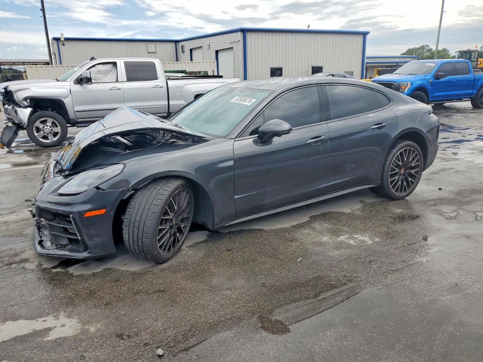 2025 Porsche Panamera VIN WP0AA2YA7SL011380 COPART salvage auction — FRONT END, Fl - Cert Of Title Slvg Rebuildable, sold $31,000 on 2026-07-30 (photo 1)