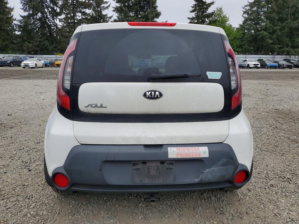 2016 Kia Soul VIN KNDJN2A24G7838891 COPART salvage auction — FRONT END, IN - CERT OF TITLE-SALVAGE TITLE, sold $450 on 2026-07-24 (photo 6)