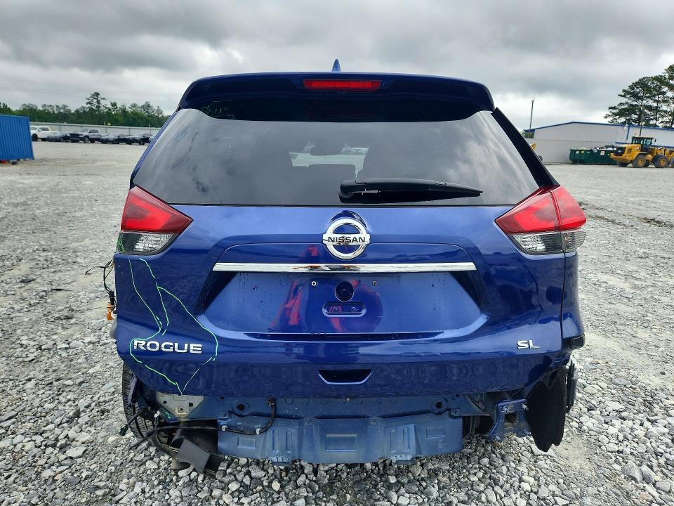 2018 Nissan Rogue VIN JN8AT2MT2JW454183 COPART salvage auction — REAR END, Ga - Cert Of Title-Salvage, sold $4,050 on 2026-07-27 (photo 6)