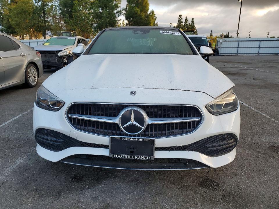 2025 Mercedes-benz C class VIN W1KAF4GB7SR240751 COPART salvage auction — ALL OVER, CA - SALVAGE CERTIFICATE, sold $400 on 2026-07-21 (photo 5)