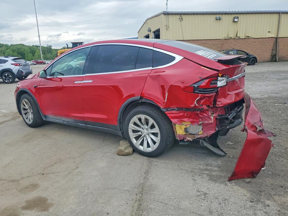 2020 Tesla Model x VIN 5YJXCBE28LF298315 COPART salvage auction — REAR END, Nj - Cert Of Title-Salvage, sold $7,800 on 2026-07-30 (photo 2)