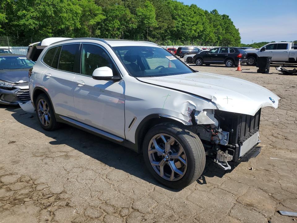 2024 BMW X3 VIN 5UX43DP0XR9U16764 COPART salvage auction — FRONT END, Ga - Cert Of Title-Salvage, sold $13,100 on 2026-07-31 (photo 4)