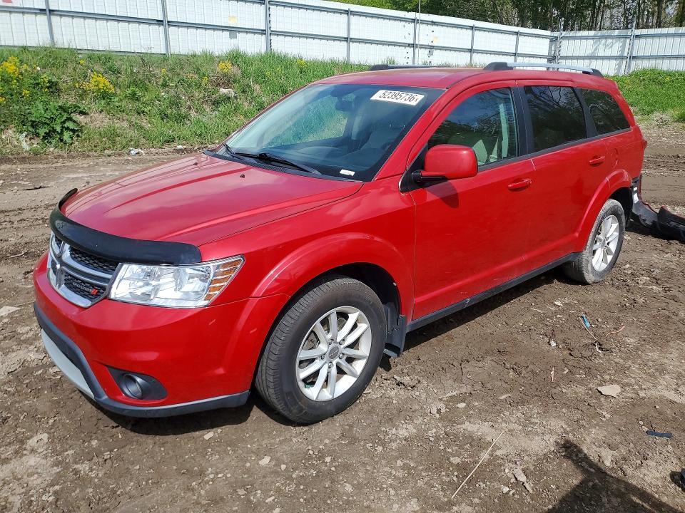 2017 Dodge Journey VIN 3C4PDCBG8HT653575 COPART salvage auction — REAR END, Mi - Certificate Of Title, sold $200 on 2026-07-01 (photo 1)