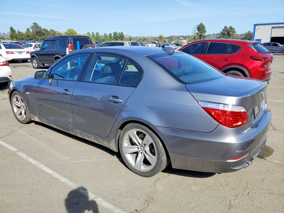 2008 BMW 5 series VIN WBANU53518CT06162 COPART salvage auction — MINOR DENT/SCRATCHES, CA - DIS/DLR/EXP APP FOR DUP CLEAN, sold $400 on 2026-07-17 (photo 2)