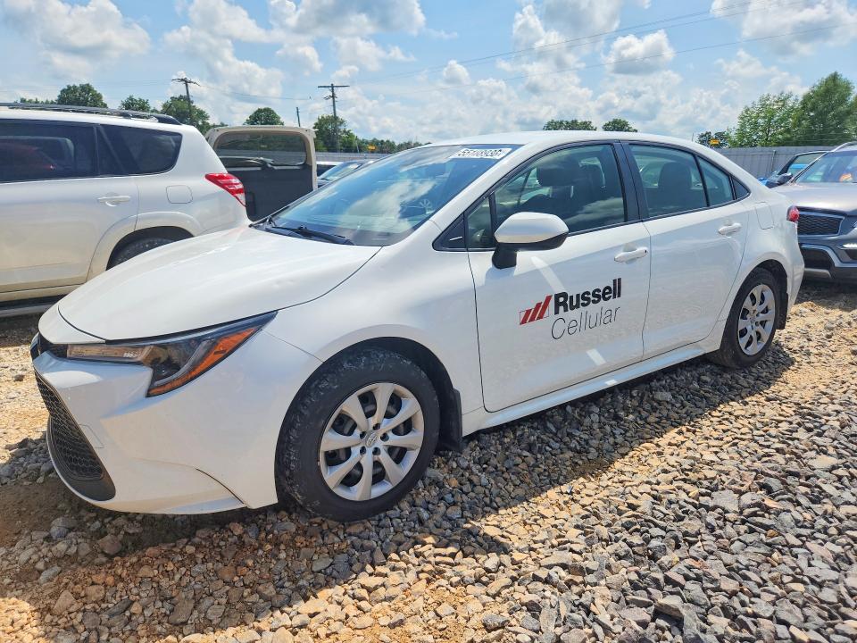 2022 Toyota Corolla VIN JTDEPMAE7N3017743 COPART salvage auction — HAIL, Mo - Salvage Certificate Of Title, sold $7,900 on 2026-07-27 (photo 1)