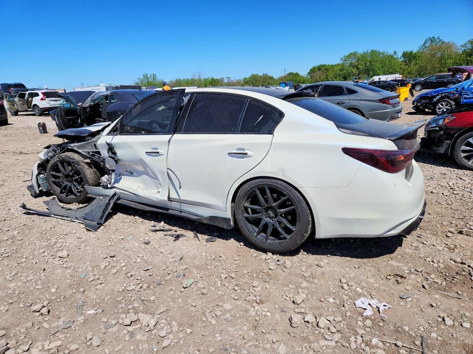 2014 Infiniti Q50 VIN JN1BV7AP7EM693084 COPART salvage auction — FRONT END, Il - Salvage Certificate, sold $425 on 2026-07-22 (photo 2)