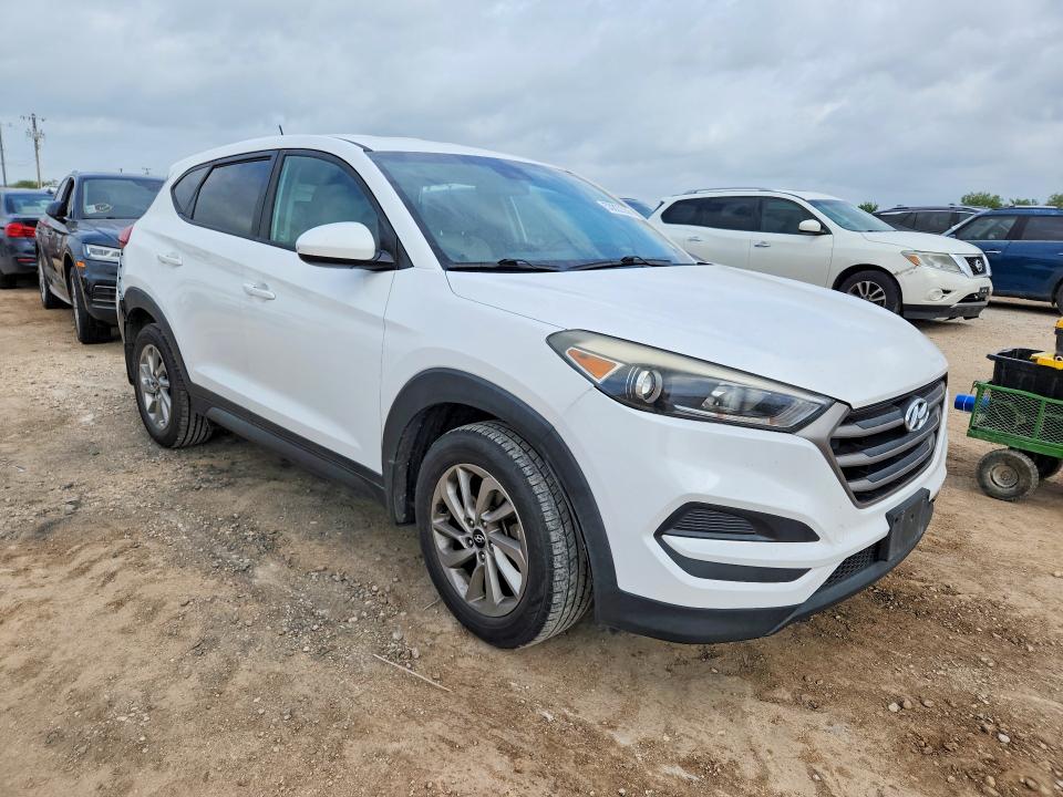 2016 Hyundai Tucson VIN KM8J23A43GU227036 COPART salvage auction — REAR END, Tx - Salvage Vehicle Title, sold $2,300 on 2026-07-09 (photo 4)