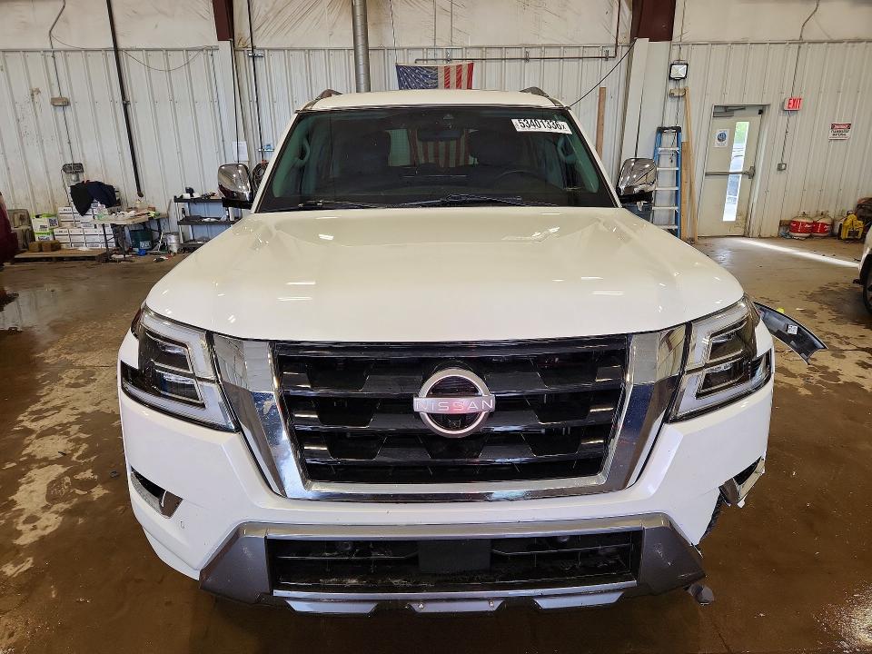 2021 Nissan Armada VIN JN8AY2DB1M9792458 COPART salvage auction — SIDE, WI - CERT OF TITLE-CLAIM PAID, sold $250 on 2026-07-27 (photo 5)