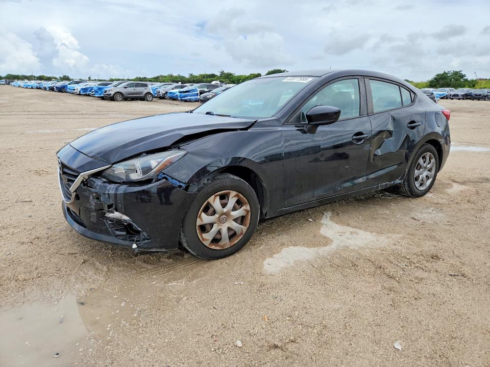 2015 Mazda 3 VIN JM1BM1U74F1249110 COPART salvage auction — FRONT END, Fl - Cert Of Title Slvg Rebuildable, sold $375 on 2026-07-28 (photo 1)