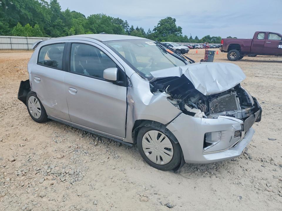 2022 Mitsubishi Mirage VIN ML32AUHJ3NH004663 COPART salvage auction — REAR END, Fl - Certificate Of Destruction, sold $525 on 2026-07-13 (photo 4)
