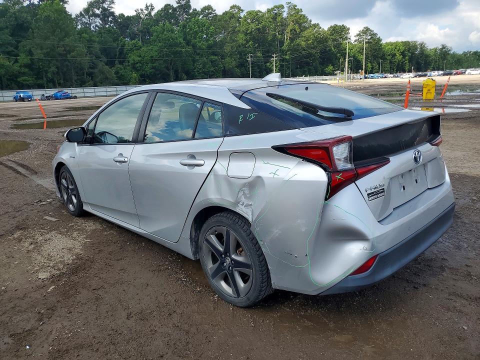 2020 Toyota Prius VIN JTDKARFU3L3125114 COPART salvage auction — REAR END, La - Cert Of Title-Salvage, sold $4,850 on 2026-07-17 (photo 2)