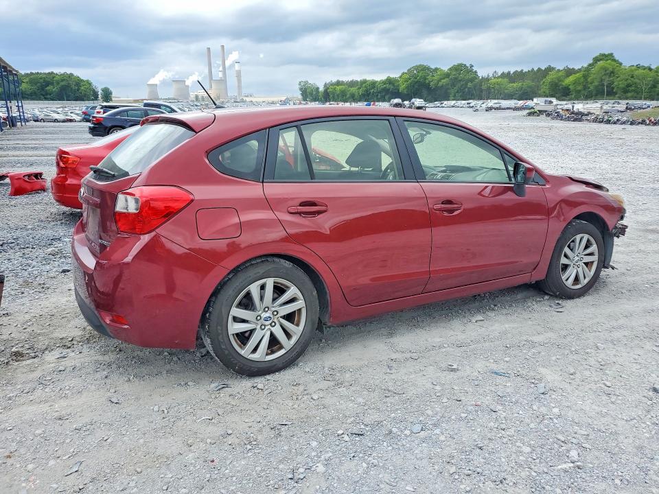 2015 Subaru Impreza VIN JF1GPAC65F8307115 COPART salvage auction — FRONT END, Ga - Certificate Of Title, sold $975 on 2026-07-14 (photo 3)