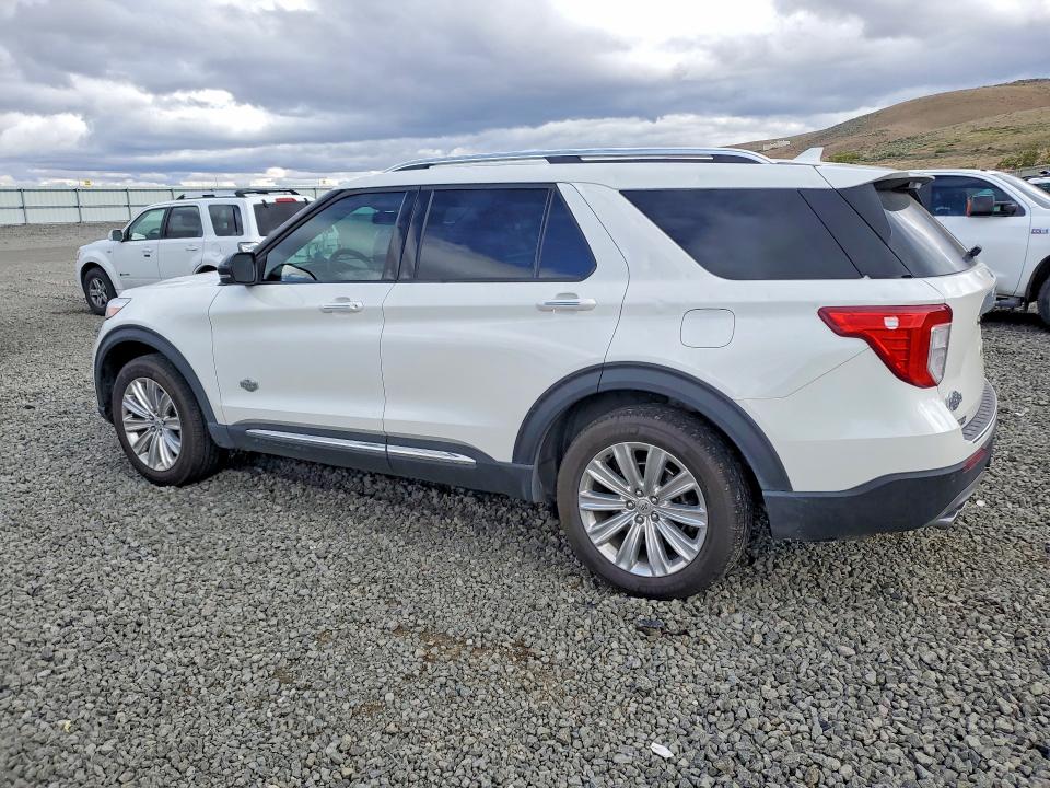 2022 Ford Explorer VIN 1FM5K8LC8NGC04513 COPART salvage auction — HAIL, Ks - Cert Of Title-Salvage, sold $21,800 on 2026-07-09 (photo 2)