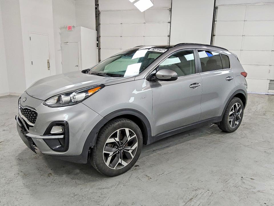 2022 Kia Sportage VIN KNDPNCAC1N7985742 COPART salvage auction — FRONT END, In - Certificate Of Title, sold $6,200 on 2026-07-02 (photo 1)