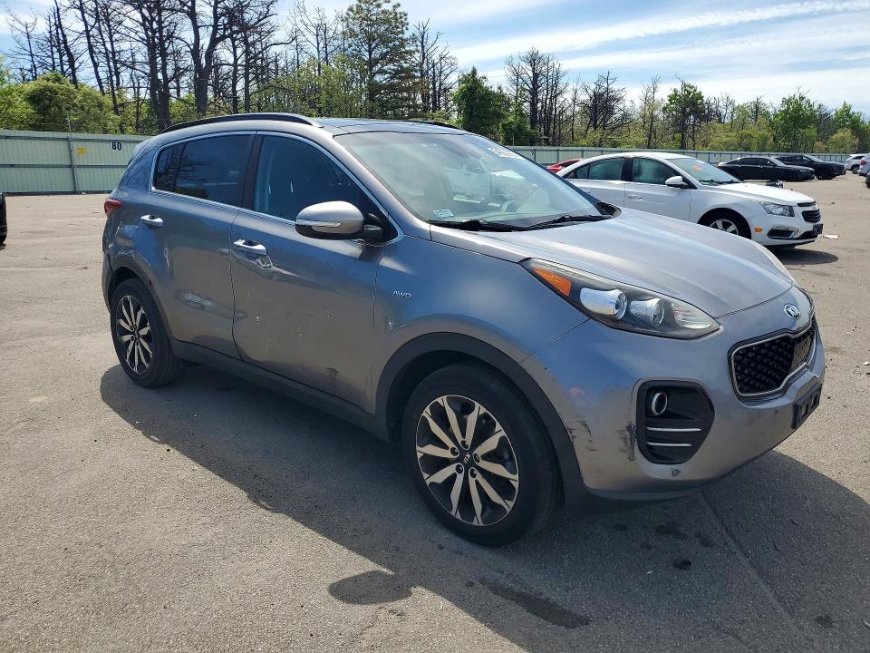 2018 Kia Sportage VIN KNDPNCAC8J7351399 COPART salvage auction — REAR END, NY - MV-907A SALVAGE CERTIFICATE, sold $4,050 on 2026-07-06 (photo 4)