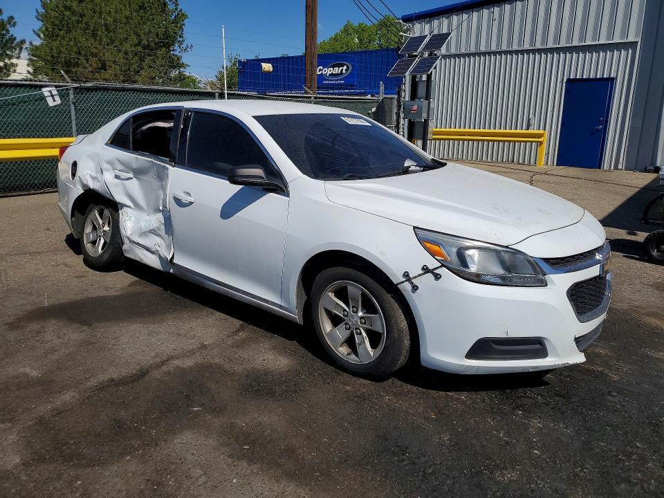 2016 Chevrolet Malibu VIN 1G11A5SA1GU158525 COPART salvage auction — SIDE, Co - Salvage Title, sold $475 on 2026-07-02 (photo 4)