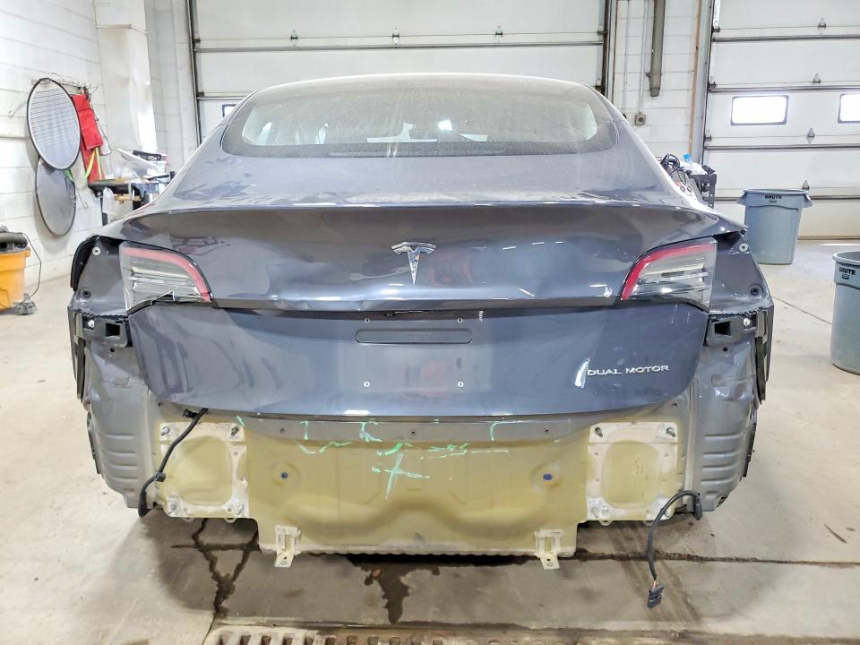 2018 Tesla Model 3 VIN 5YJ3E1EB3JF130422 COPART salvage auction — REAR END, Mn - Cert Of Title-Salvage, sold $5,500 on 2026-07-02 (photo 6)