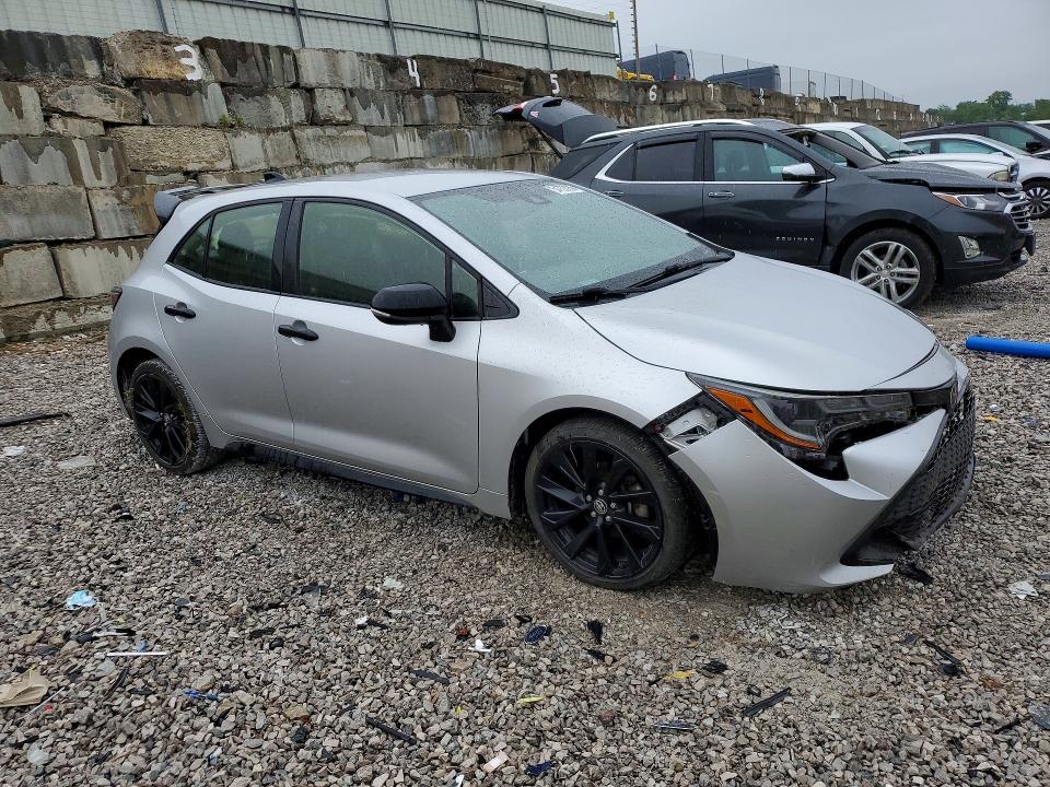 2021 Toyota Corolla VIN JTND4MBE4M3112967 COPART salvage auction — FRONT END, Ky - Cert Of Title-Salvage, sold $3,000 on 2026-07-10 (photo 4)