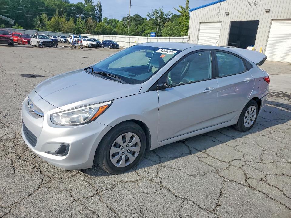 2017 Hyundai Accent VIN KMHCT4AE8HU175375 COPART salvage auction — REAR END, Ga - Cert Of Title-Salvage, sold $1,000 on 2026-07-27 (photo 1)