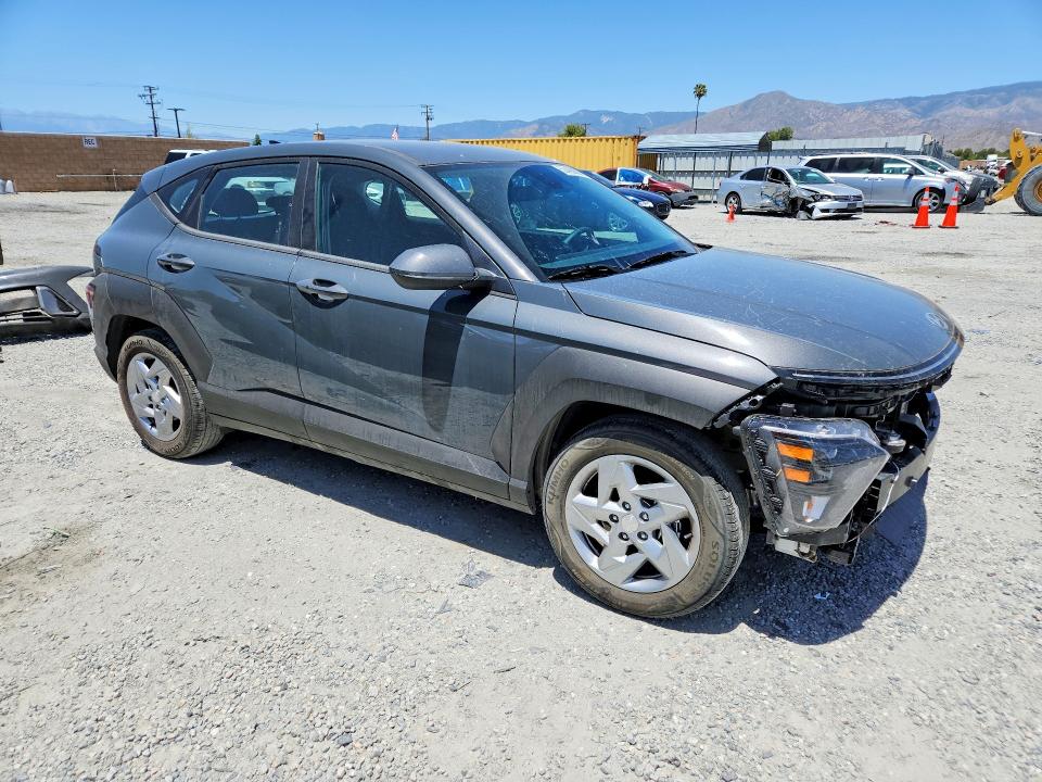 2025 Hyundai Kona VIN KM8HA3AB9SU326307 COPART salvage auction — UNDERCARRIAGE, CA - SALVAGE CERTIFICATE, sold $200 on 2026-07-22 (photo 4)