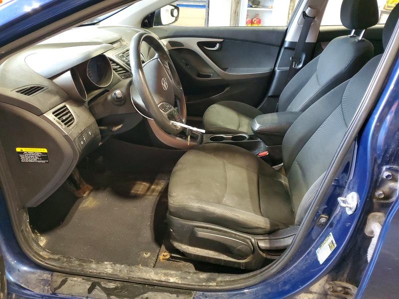 2015 Hyundai Elantra VIN 5NPDH4AE8FH618531 COPART salvage auction — MECHANICAL, Ns - Cert Of Registration, sold $725 on 2026-07-09 (photo 7)