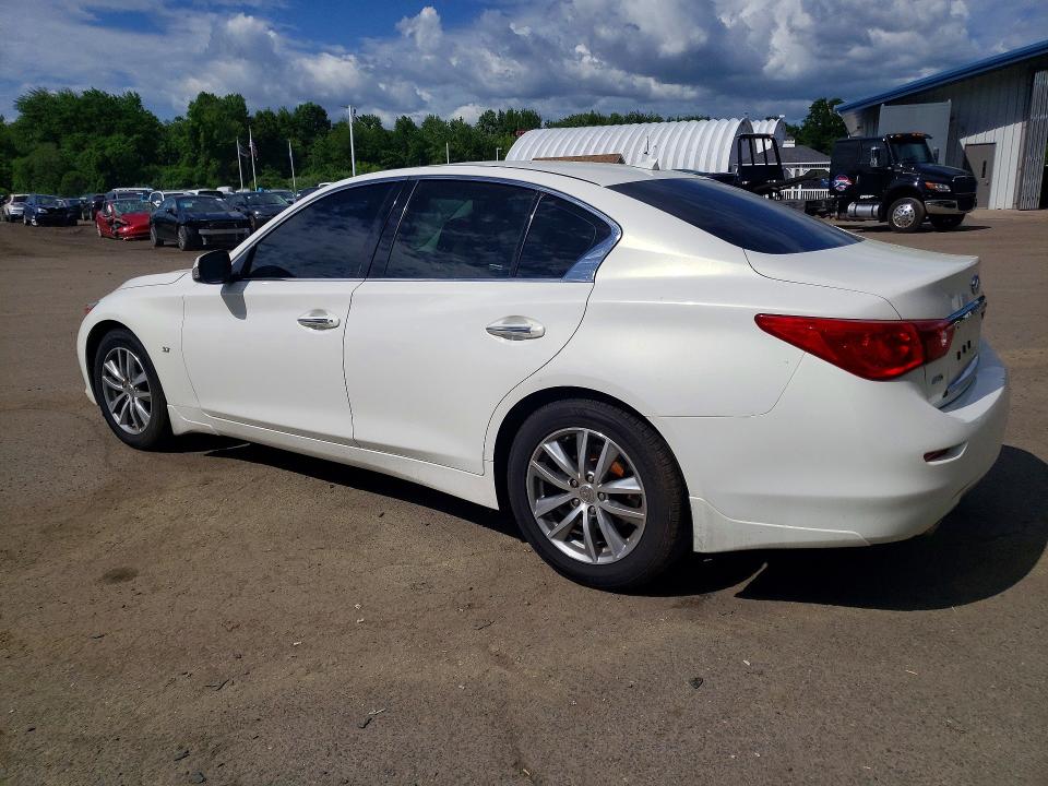 2015 Infiniti Q50 VIN JN1BV7AR1FM412108 COPART salvage auction — SIDE, Ct - Cert Of Title-Salvage, sold $3,750 on 2026-07-09 (photo 2)