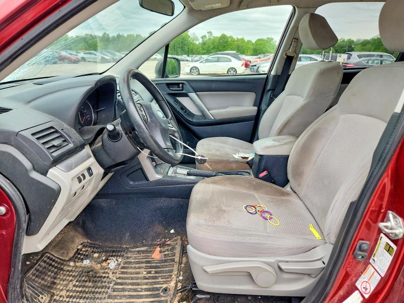 2015 Subaru Forester VIN JF2SJABC5FH580053 COPART salvage auction — FRONT END, Pa - Cert Of Salv-R=Reconstructed, sold $650 on 2026-07-09 (photo 7)