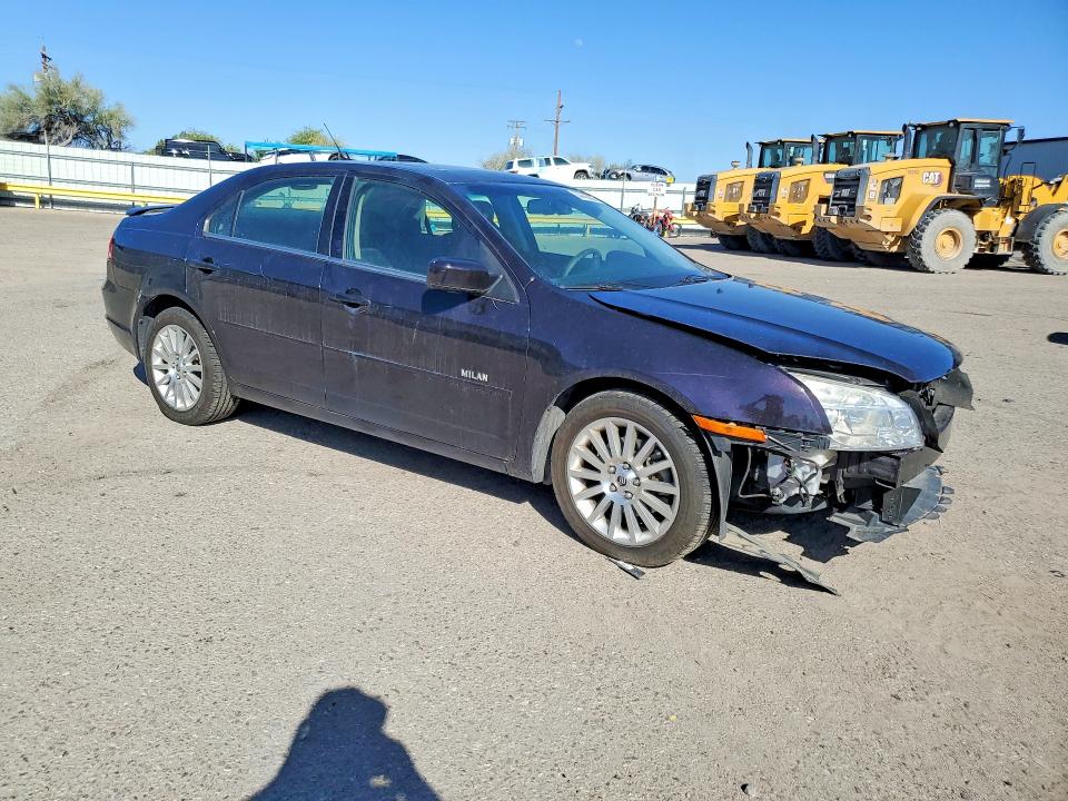 2007 Mercury Milan VIN 3MEHM08177R635570 COPART salvage auction — FRONT END, AZ - CERT OF TITLE - SALVAGE, sold $325 on 2026-07-17 (photo 4)