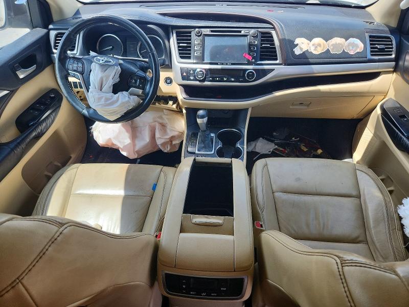 2016 Toyota Highlander VIN 5TDKKRFH3GS145500 COPART salvage auction — FRONT END, Ms - Cert Of Title-Salvaged, sold $4,550 on 2026-07-15 (photo 8)