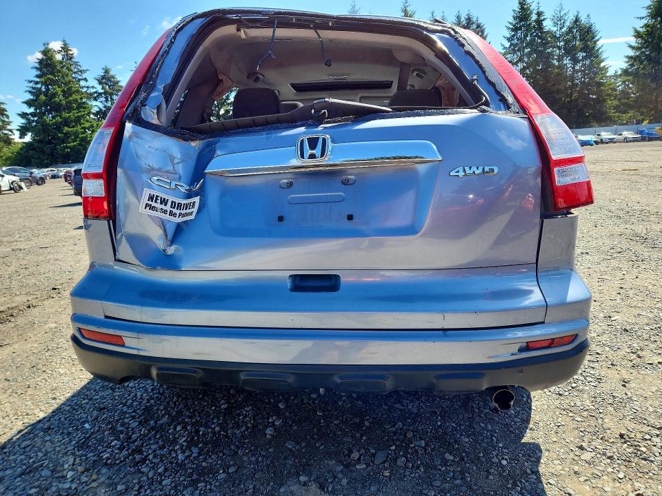 2010 Honda Cr-v VIN JHLRE4H57AC015291 COPART salvage auction — ALL OVER, WA - BILL OF SALE, sold $975 on 2026-07-10 (photo 6)