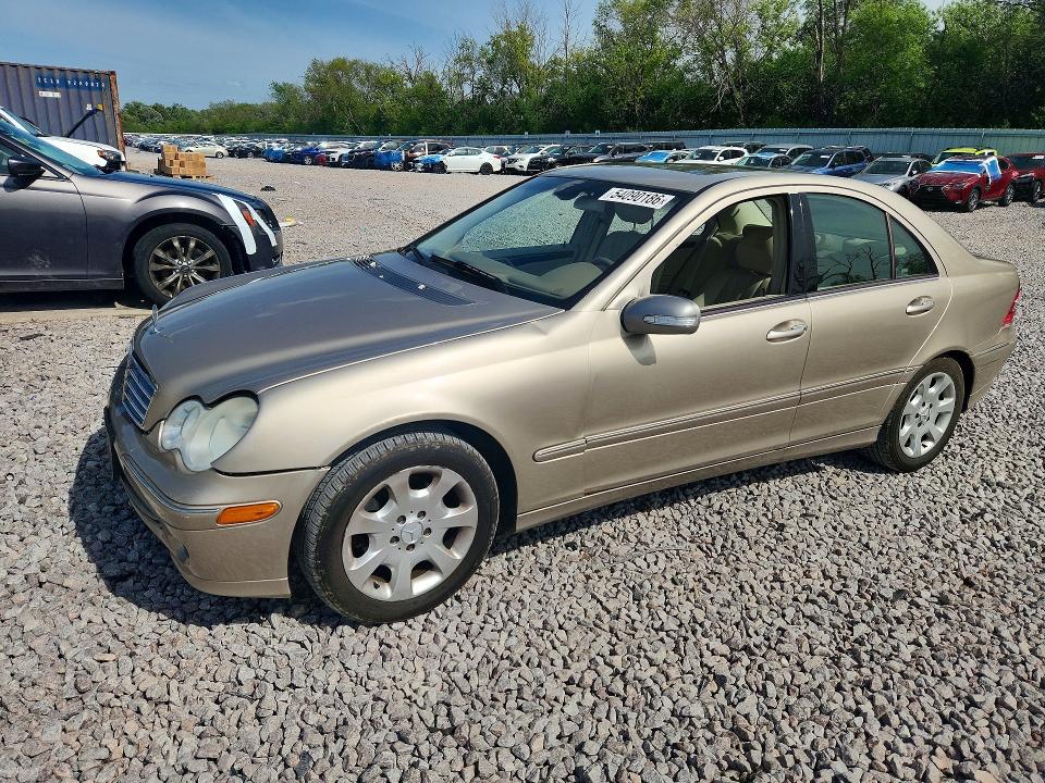 2005 Mercedes-benz C class VIN WDBRF81J05F596869 COPART salvage auction — REAR END, WI - CERTIFICATE OF TITLE, sold $1,750 on 2026-07-27 (photo 1)