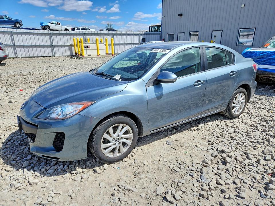 2013 Mazda 3 VIN JM1BL1V73D1778322 COPART salvage auction — FRONT END, Wi - Junked Vehicle Bill Of Sale, sold $425 on 2026-07-13 (photo 1)