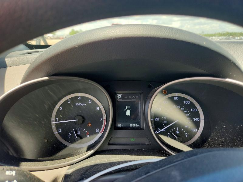 2018 Hyundai Santa fe VIN 5XYZU3LB4JG541574 COPART salvage auction — REAR END, Fl - Cert Of Title Slvg Rebuildable, sold $2,500 on 2026-07-24 (photo 9)