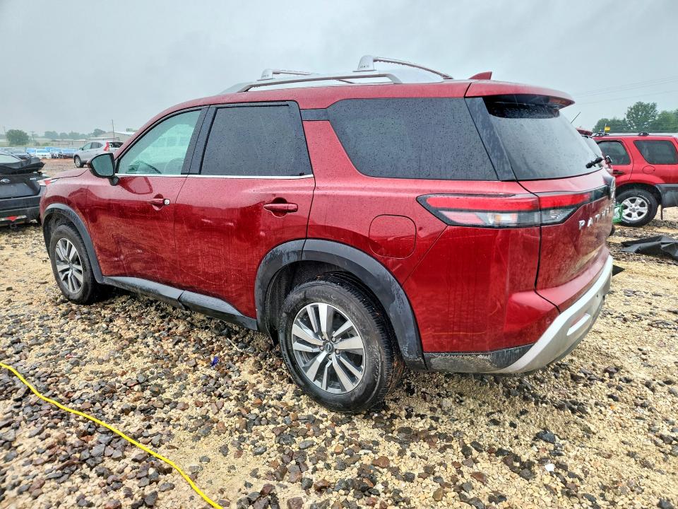 2022 Nissan Pathfinder VIN 5N1DR3CCXNC247428 COPART salvage auction — HAIL, Ar - Cert Of Title-Salvage, sold $7,200 on 2026-07-06 (photo 2)