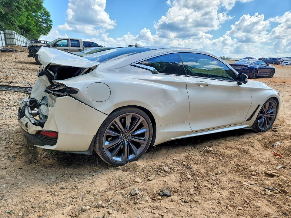 2022 Infiniti Q60 VIN JN1FV7LK8NM660579 COPART salvage auction — REAR END, Ga - Cert Of Title-Salvage, sold $12,300 on 2026-07-28 (photo 3)