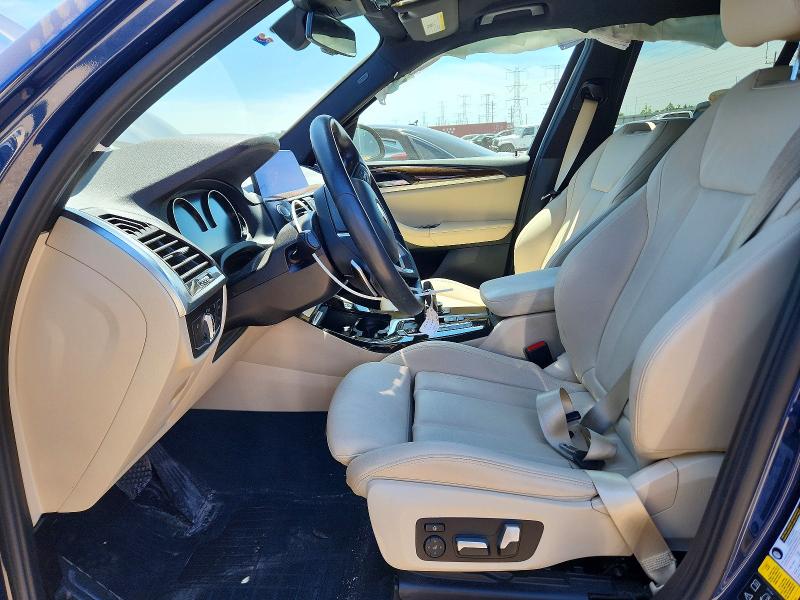2021 BMW X3 VIN 5UXTY5C02M9E87106 COPART salvage auction — SIDE, Il - Salvage Certificate, sold $11,400 on 2026-07-09 (photo 7)