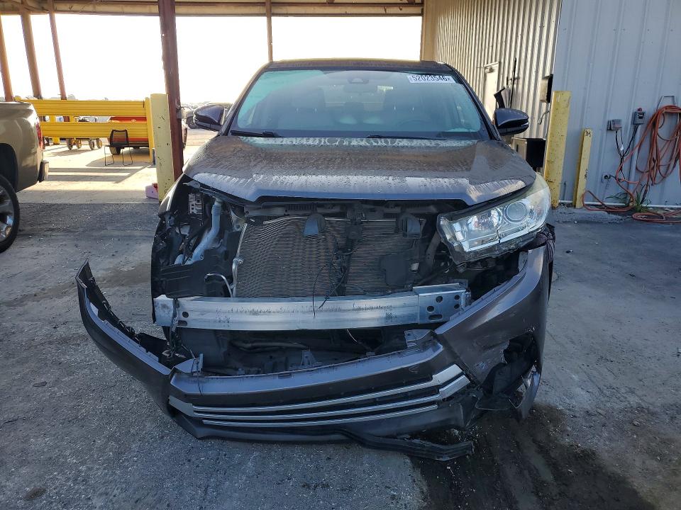 2019 Toyota Highlander VIN 5TDZZRFH2KS366797 COPART salvage auction — FRONT END, Fl - Cert Of Title Slvg Rebuildable, sold $3,150 on 2026-07-10 (photo 5)